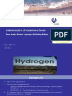 Determination of Hazardous Zones: Case Study: Generic Hydrogen Refuelling Station