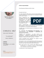 Carta de apresentação para empresas médicas