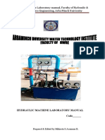 Hydraulic Machine Lab Manual