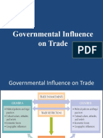 2.2 - Governmental Influence On Trade