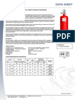Data Sheet: Dupont™ Fm-200® or Hfc-227Ea Agent Storage Containers