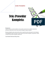 Contoh Teks Prosedur Kompleks Bhs IND