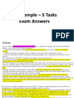 IGC OBE - Sample Exam Answers - 5 Tasks 