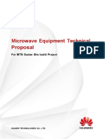 Microwave Equipment Technical Proposal: For MTN Sudan Site Build Project