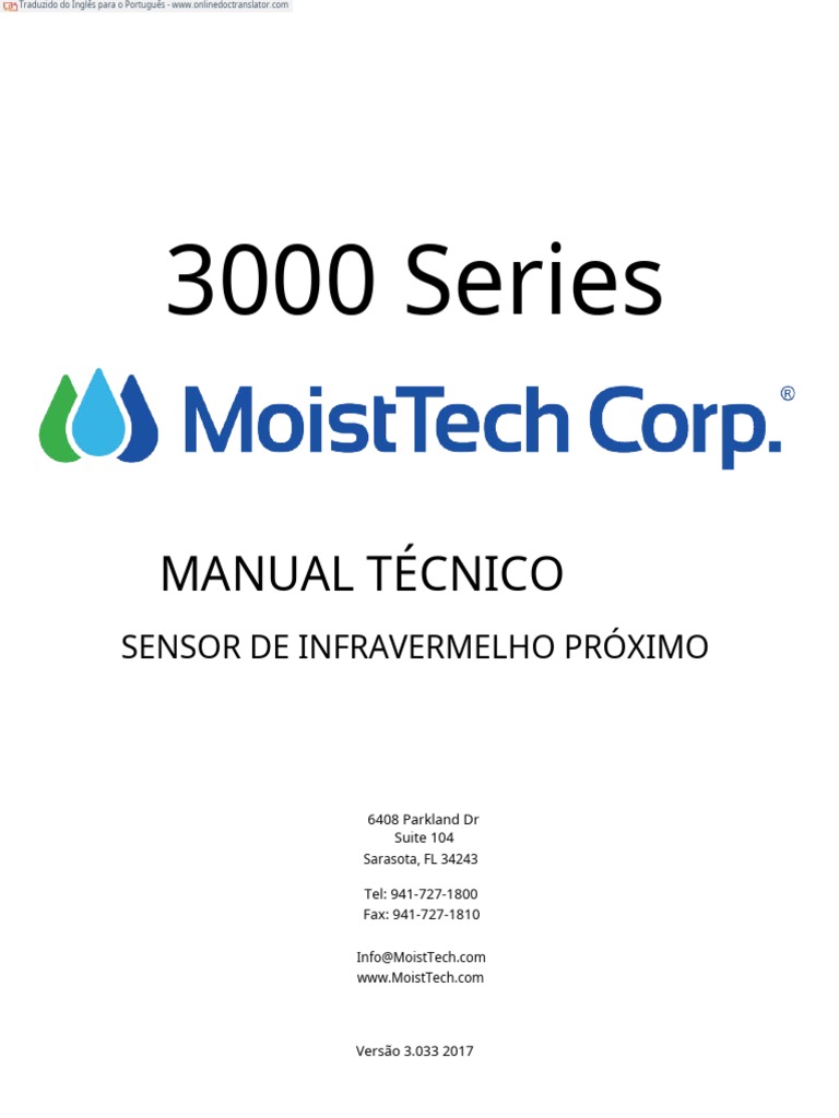 3000 Series Technical Manual V3 2020.en - PT | PDF | Porta (rede de ...