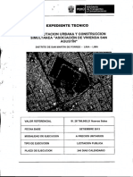 Expediente Tecnico San Agustin Tomo I