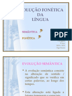 Evolução fonética da língua portuguesa