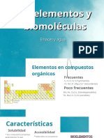 Bioelementosy Biomoleculas