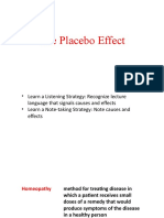 The Placebo Effect 1