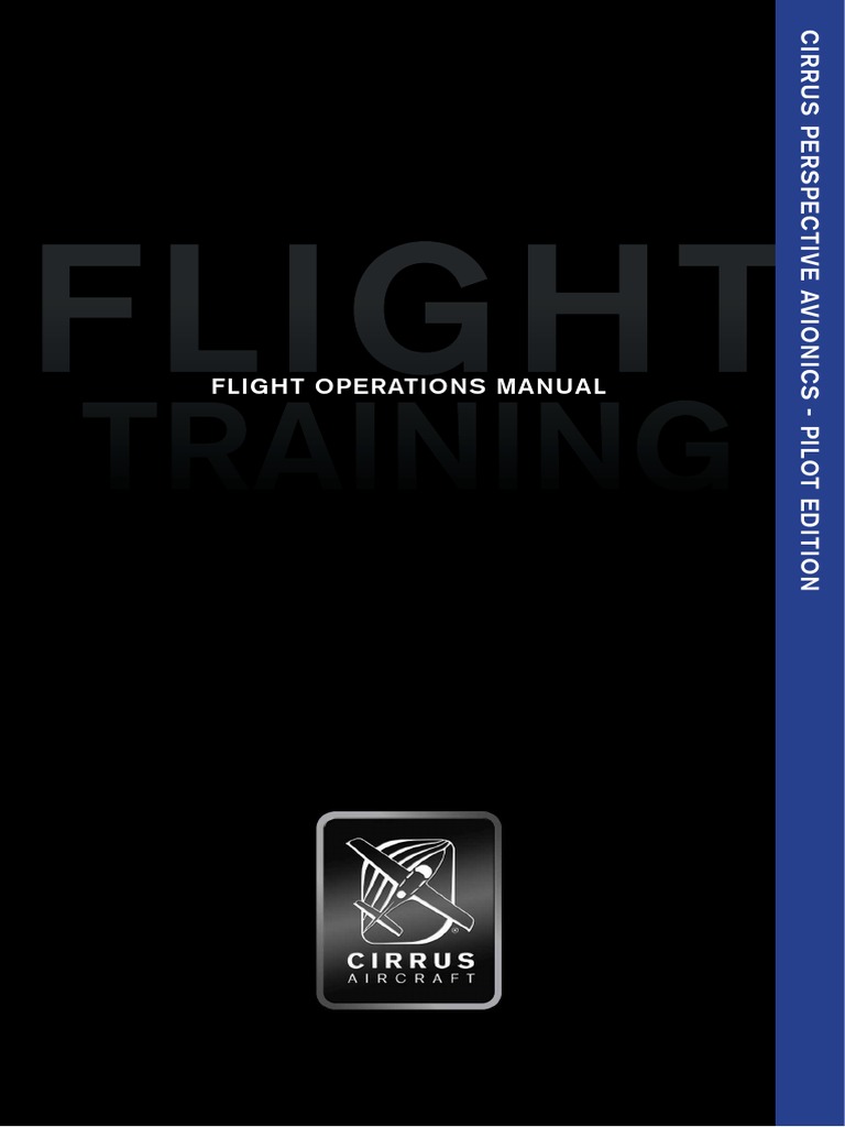 Cirrus SR2X Flight Operations Manual - Perspective | PDF | Instrument ...