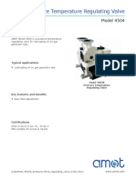 Pressure Temperature Regulating Valve: Model 4504