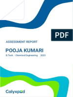 Pooja Kumari: Assessment Report
