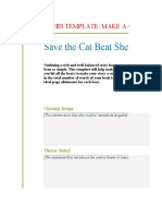 Save The Cat Beat Sheet Template (Save A Copy To Edit)