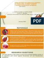 Hylocereus Polyrhizus Escherichia Coli Pseudomonas Aeruginosa