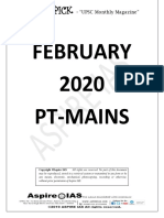 Monthly Current Affairs February 2020