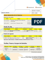 Boleteria en Bolivares