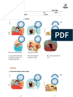 Worksheet 14: Seven O'clock. Past Seven. Past Seven