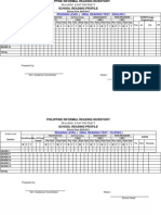 Phil-Iri Consolidation Form Oral