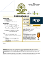 American Pale Ale All Grain Recipe