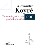 Alexandre Koyré Tanulmányok A Tudományos Gondolkodás Történetéről