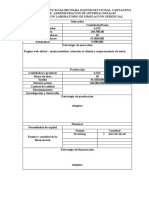 Hoja de Decisiones Simulacion Gerencial