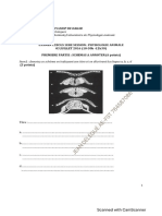 Examen Physiologie Animale l2bcgs 1ere S