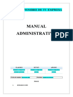 Formato Manual Administrativo