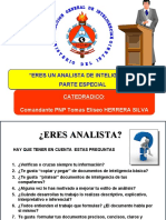 Eres Analista de Inteligencia en Peru