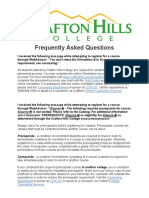 Frequently Asked Questions: Test Center Counseling Department Online Counseling Services