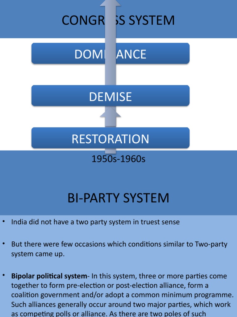 Evolution of India's Party System | PDF | Bharatiya Janata Party ...