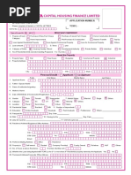 Loan Application Form TCHFL