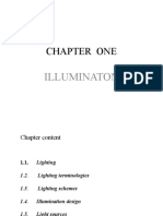 Chapter One: Illuminaton