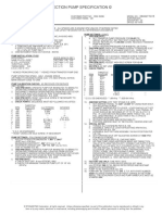 Injection Pump Specification ©: Use Latest Revision For All Referenced Documents