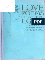 Ezra Pound, Noel Stock (Trans.) - Love Poems of Ancient Egypt