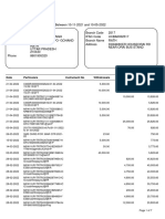 Bank statement summary between 10-11-2021 to 10-05-2022