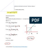 Cuál Es La Expresión Matemática de La Derivada de Una Función