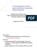 The Effect of Retransmission Cutoff in S-ALOHA Systems With Binary Exponential Backoff Algorithm