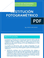 Restitución Fotogramétrico