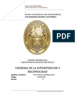 Teorema de La Superposicion Y Teorema de La Superposicion Y Reciprocidad Reciprocidad