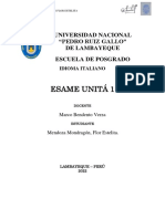 Esame Unitá 1