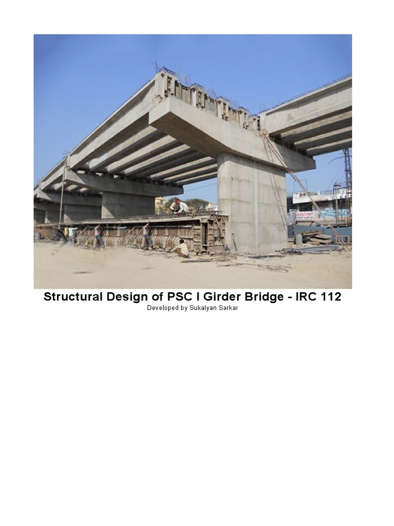 PSC I Girder Bridge Design Overview | PDF | Civil Engineering ...