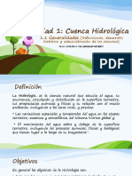 Cuenca - Hidrologica - HIDROLOGIA SUPERFICIAL Resumen