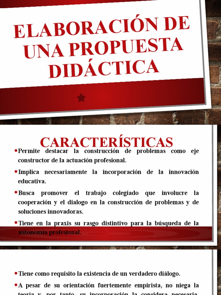Propuesta Didáctica: Fases y Características | PDF | Crecimiento
