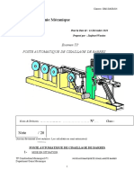 Poste Automatique de Cisaillage de Barres