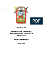 manual operativo de ecologia