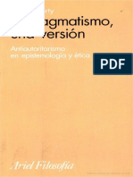 366513446 Rorty Richard El Pragmatismo Una Version 2000 PDF