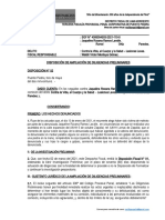 Ampliación de investigación preliminar por lesiones leves