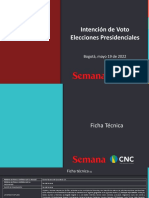 Semana - Candidatos Presidenciales 19-05-2022