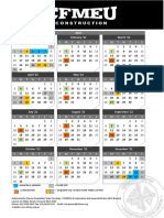 Yearly Rdo Calendar 2022