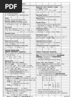 Vectors Summary Sheet122211